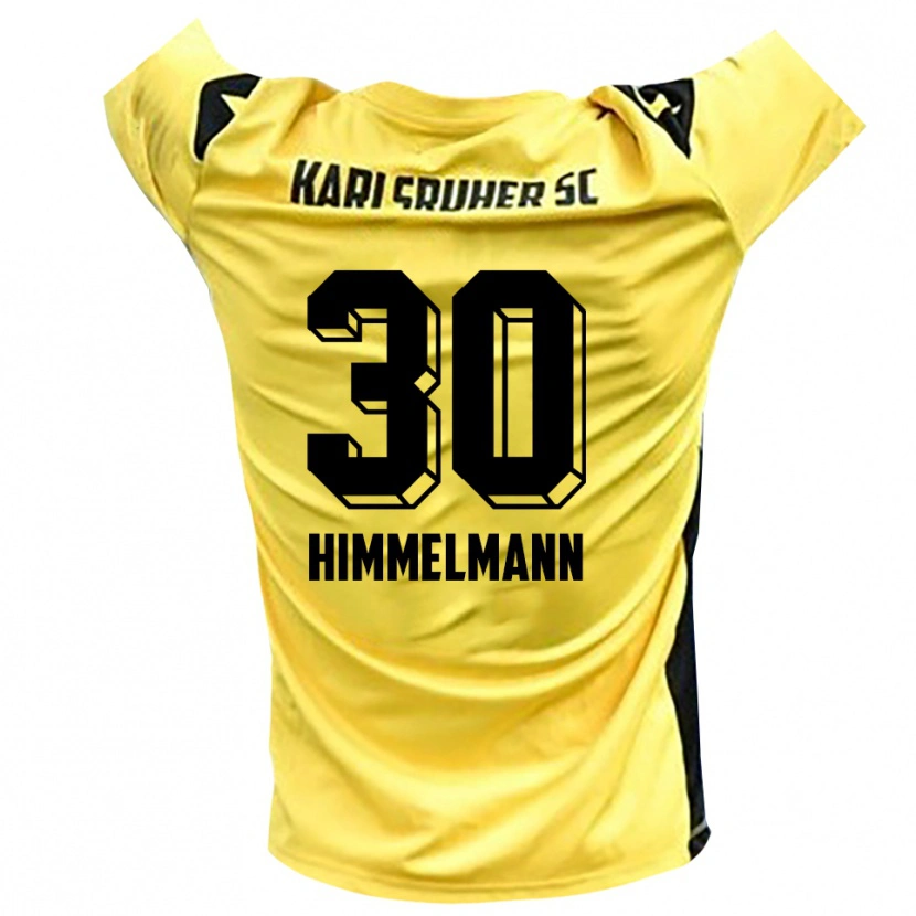 Danxen Kinderen Robin Himmelmann #30 Geel Zwart Keepersshirt 2025/26 T-Shirt België