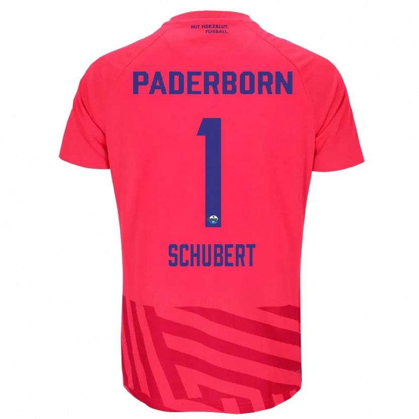 Danxen Kinderen Markus Schubert #1 Rood Zwart Keepersshirt 2025/26 T-Shirt België