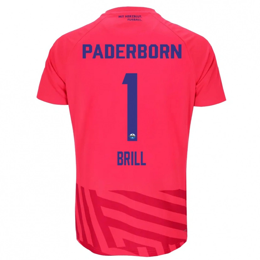 Danxen Kinderen Moritz Brill #1 Rood Zwart Keepersshirt 2025/26 T-Shirt België