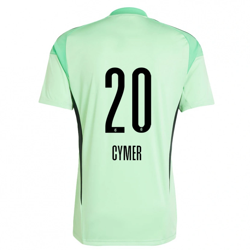 Danxen Kinderen Ricco Cymer #20 Licht Groen Zwart Keepersshirt 2025/26 T-Shirt België