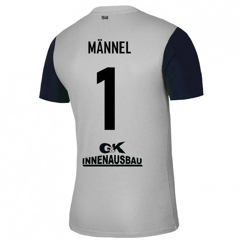 Danxen Kinderen Martin Männel #1 Grijs Zwart Keepersshirt 2025/26 T-Shirt België