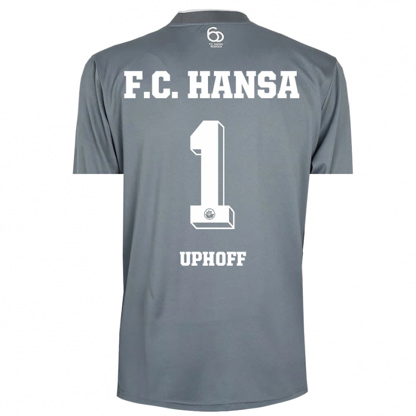 Danxen Kinderen Benjamin Uphoff #1 Lichtgrijs Wit Keepersshirt 2025/26 T-Shirt België