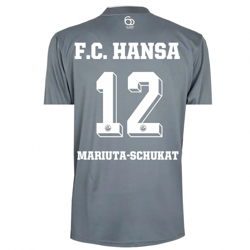 Danxen Kinderen Lara Mariuta-Schukat #12 Lichtgrijs Wit Keepersshirt 2025/26 T-Shirt België
