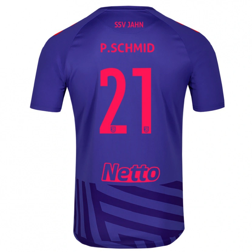 Danxen Kinderen Paul Schmid #21 Koningsblauw Rood Keepersshirt 2025/26 T-Shirt België