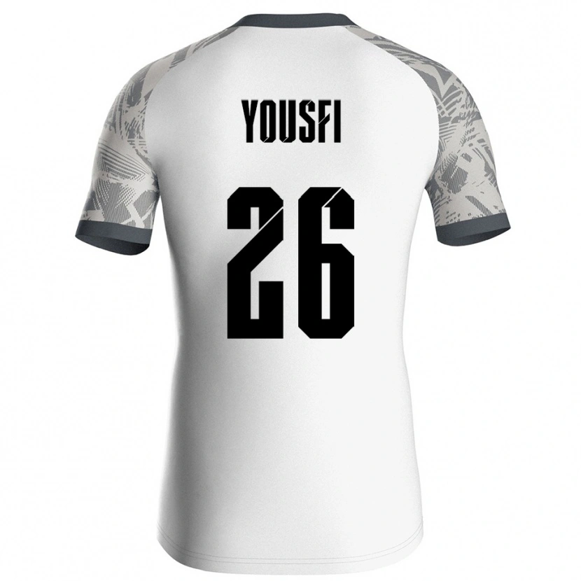 Danxen Kinderen Elias Yousfi #26 Grijs Wit Keepersshirt 2025/26 T-Shirt België