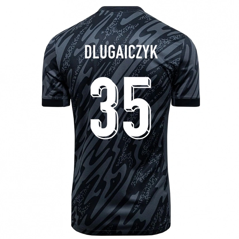 Danxen Kinderen Alexander Dlugaiczyk #35 Zwartgrijs Keepersshirt 2025/26 T-Shirt België