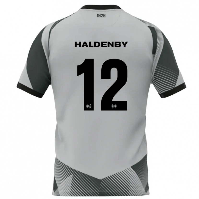 Danxen Kinderen Ben Haldenby #12 Lichtgrijs Wit Keepersshirt 2025/26 T-Shirt België