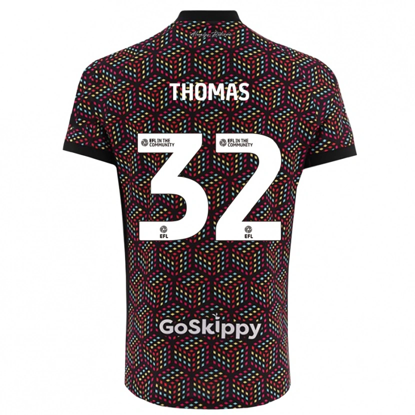 Danxen Kinderen Lewis Thomas #32 Zwart Wit Keepersshirt 2025/26 T-Shirt België