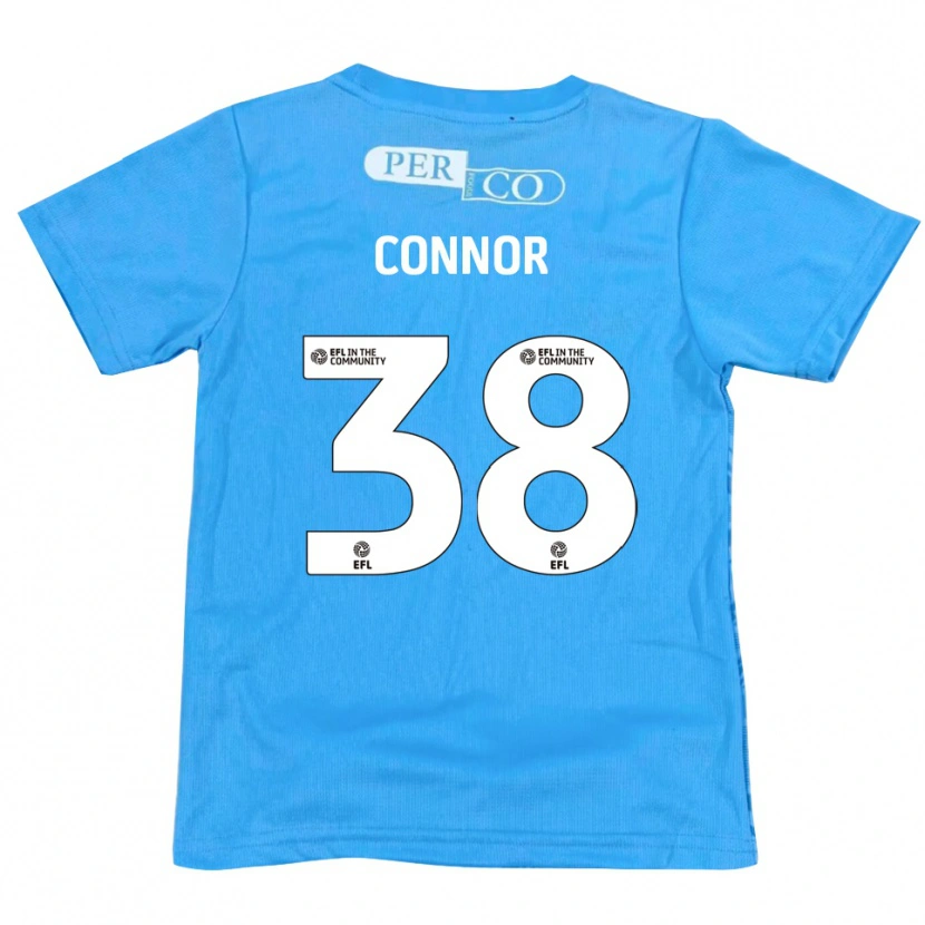 Danxen Kinderen Shea Connor #38 Blauw Wit Keepersshirt 2025/26 T-Shirt België