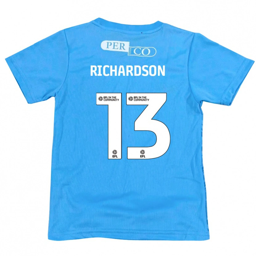 Danxen Kinderen Joseph Richardson #13 Blauw Wit Keepersshirt 2025/26 T-Shirt België