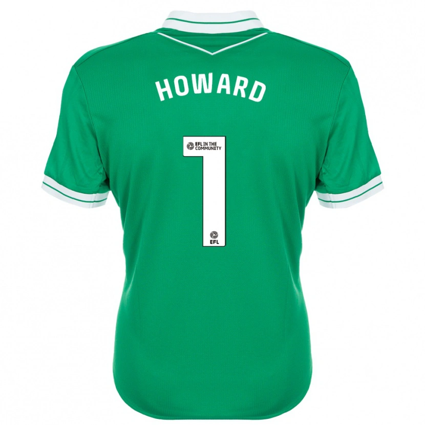 Danxen Kinderen Beth Howard #1 Groen Wit Keepersshirt 2025/26 T-Shirt België