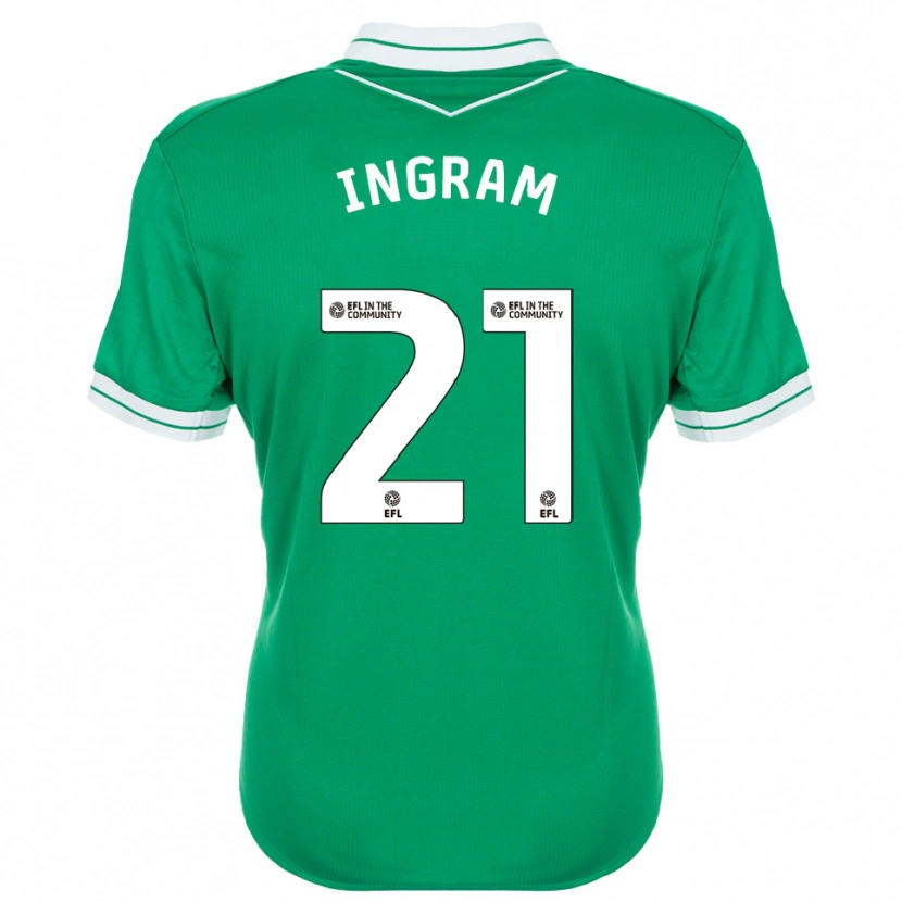 Danxen Kinderen Matt Ingram #21 Groen Wit Keepersshirt 2025/26 T-Shirt België