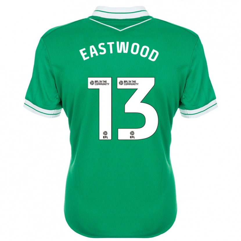 Danxen Kinderen Simon Eastwood #13 Groen Wit Keepersshirt 2025/26 T-Shirt België