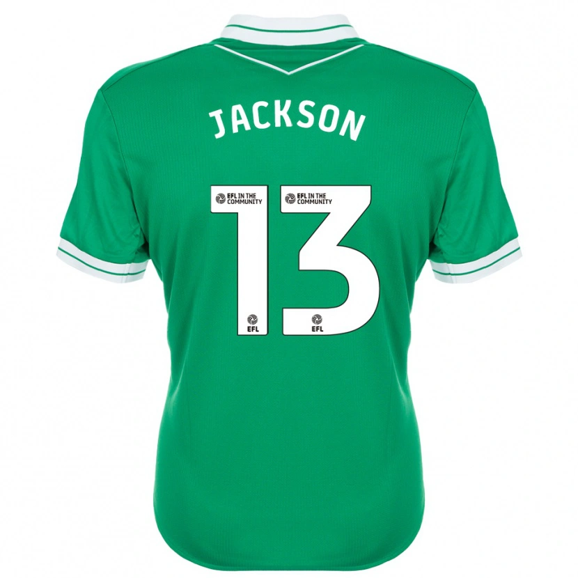 Danxen Kinderen Will Jackson #13 Groen Wit Keepersshirt 2025/26 T-Shirt België