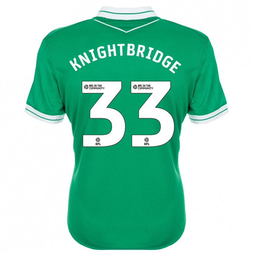 Danxen Kinderen Jacob Knightbridge #33 Groen Wit Keepersshirt 2025/26 T-Shirt België