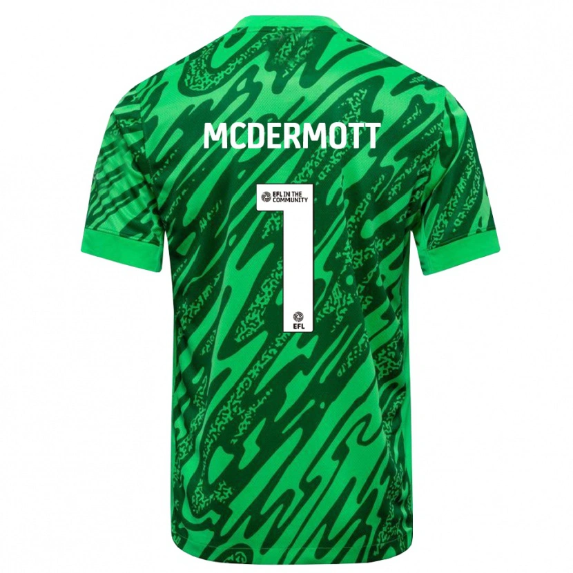 Danxen Kinderen Conal McDermott #1 Bos Groen Keepersshirt 2025/26 T-Shirt België