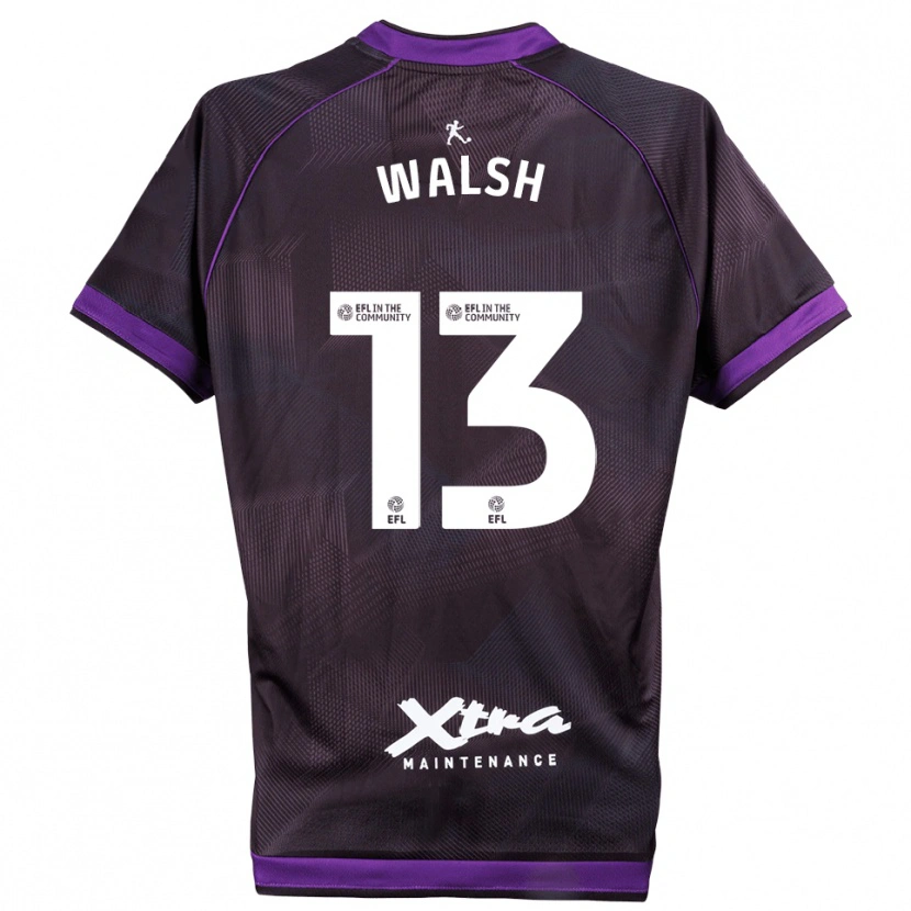 Danxen Kinderen Joe Walsh #13 Paars Wit Keepersshirt 2025/26 T-Shirt België