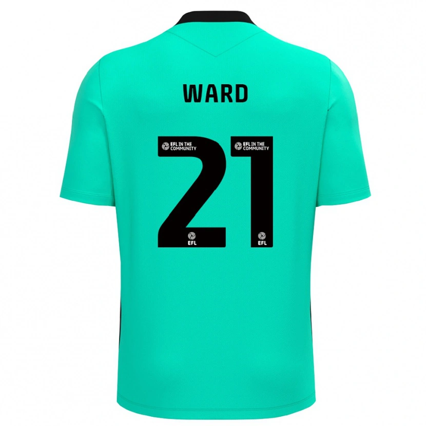 Danxen Kinderen Danny Ward #21 Medium Turquoise Keepersshirt 2025/26 T-Shirt België
