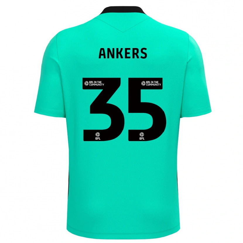 Danxen Kinderen Chloe Ankers #35 Medium Turquoise Keepersshirt 2025/26 T-Shirt België