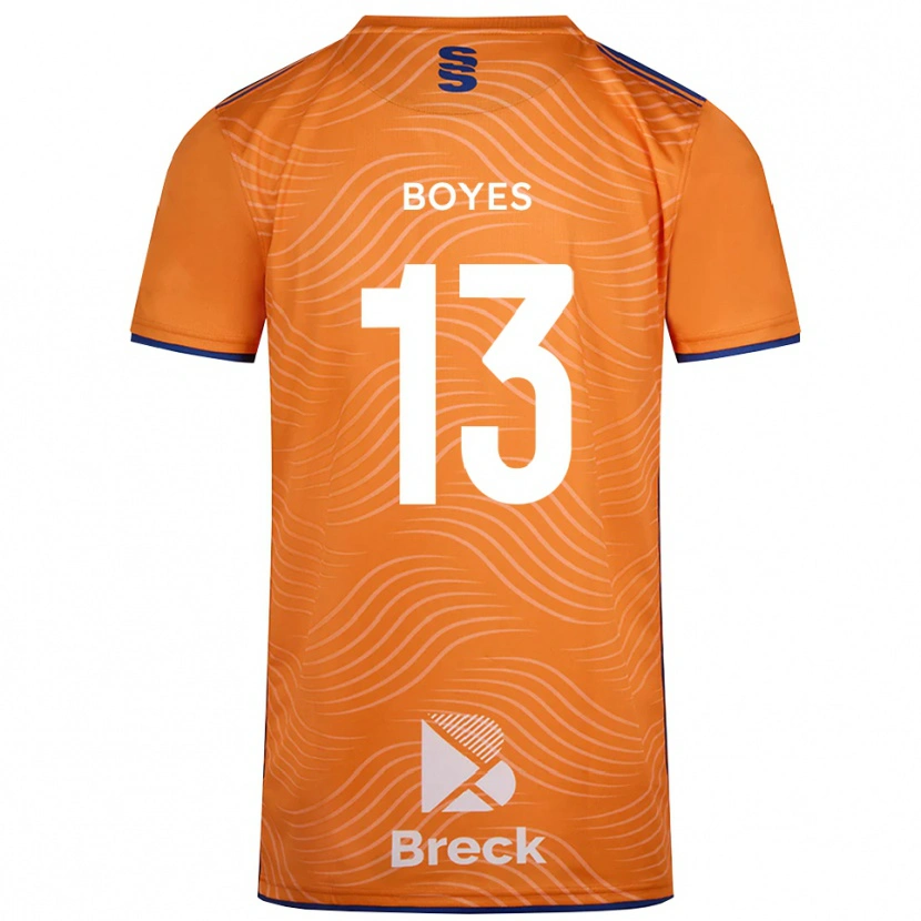 Danxen Kinderen Patrick Boyes #13 Oranje Zwart Keepersshirt 2025/26 T-Shirt België