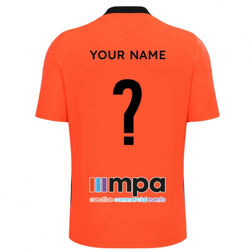 Danxen Kinderen Solihull Moors Oranje Zwart Keepersshirt 2025/26 T-Shirt België