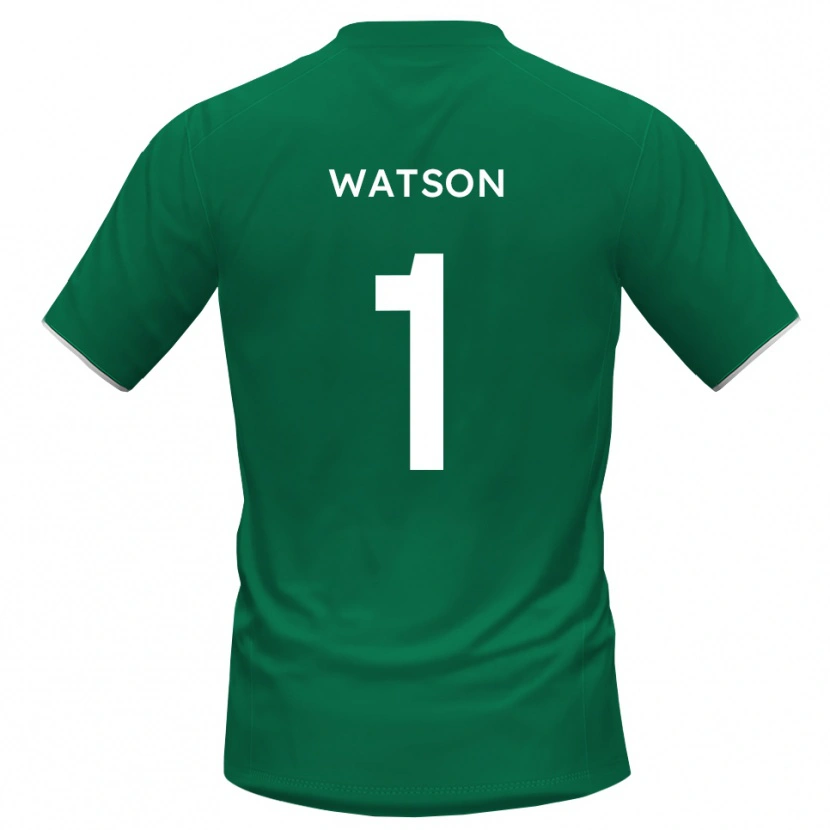 Danxen Kinderen Rory Watson #1 Groen Wit Keepersshirt 2025/26 T-Shirt België