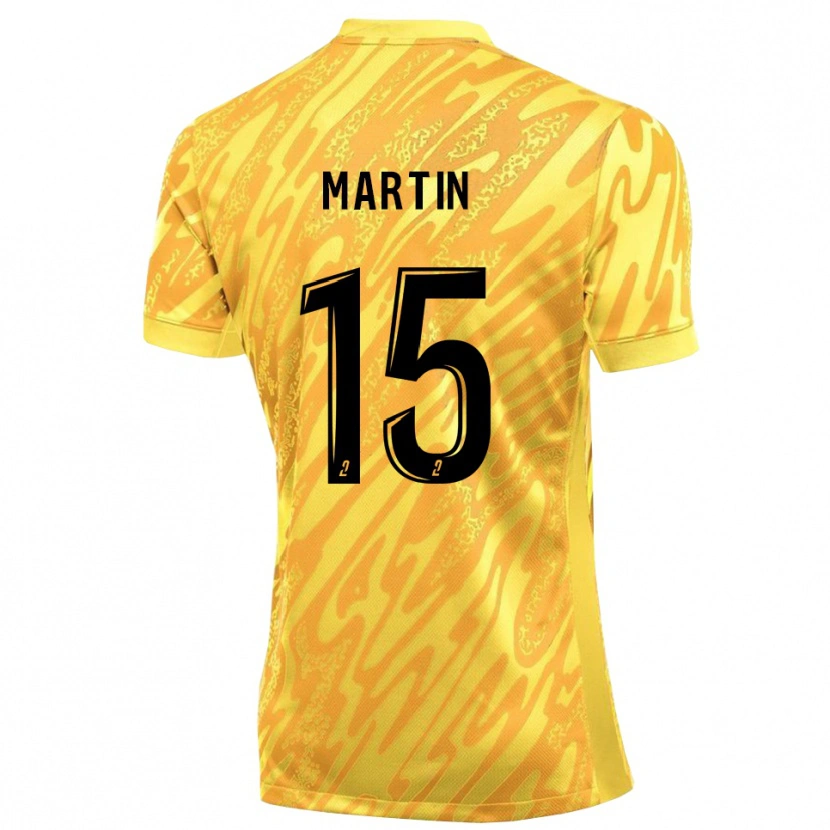 Danxen Kinderen Gabriel Martin #15 Oranje Geel Keepersshirt 2025/26 T-Shirt België