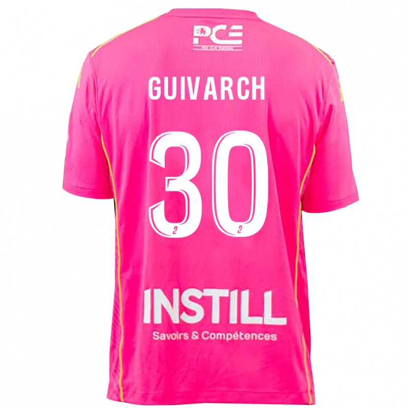 Danxen Kinderen Théo Guivarch #30 Magenta Keepersshirt 2025/26 T-Shirt België