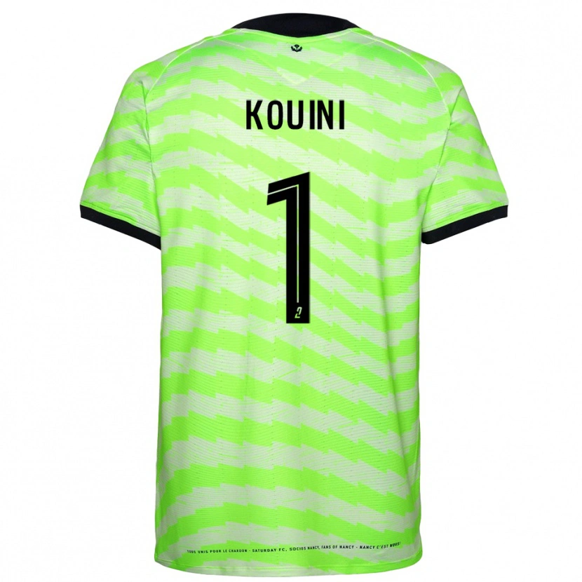 Danxen Kinderen Yanis Kouini #1 Neon Groen Keepersshirt 2025/26 T-Shirt België