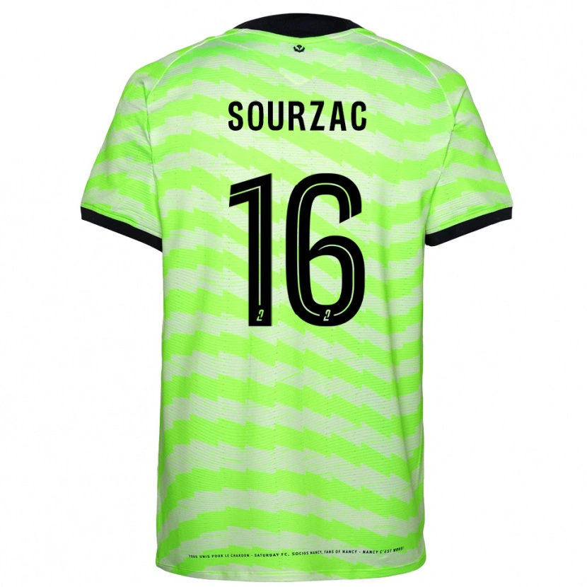 Danxen Kinderen Martin Sourzac #16 Neon Groen Keepersshirt 2025/26 T-Shirt België