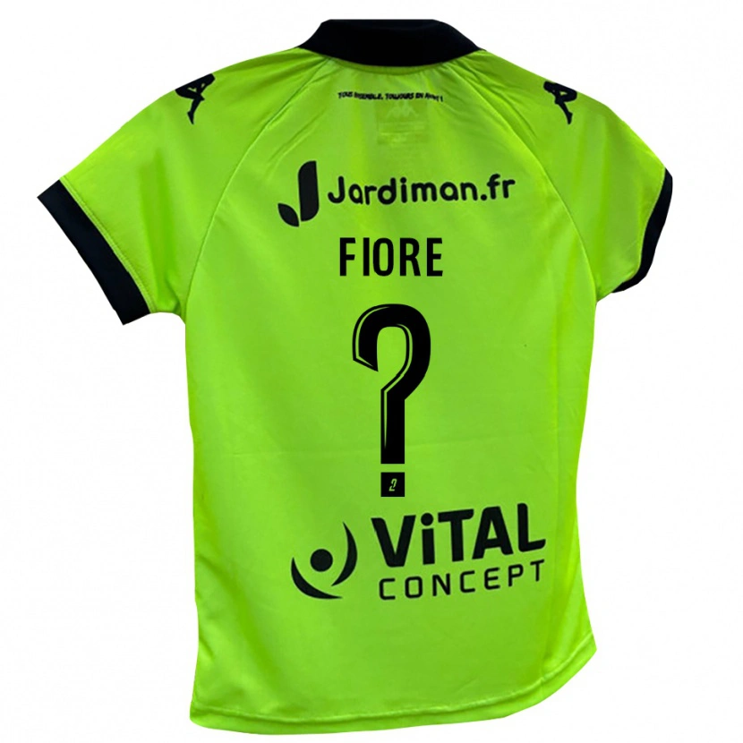 Danxen Kinderen Kévin Fiore #0 Neon Groen Keepersshirt 2025/26 T-Shirt België