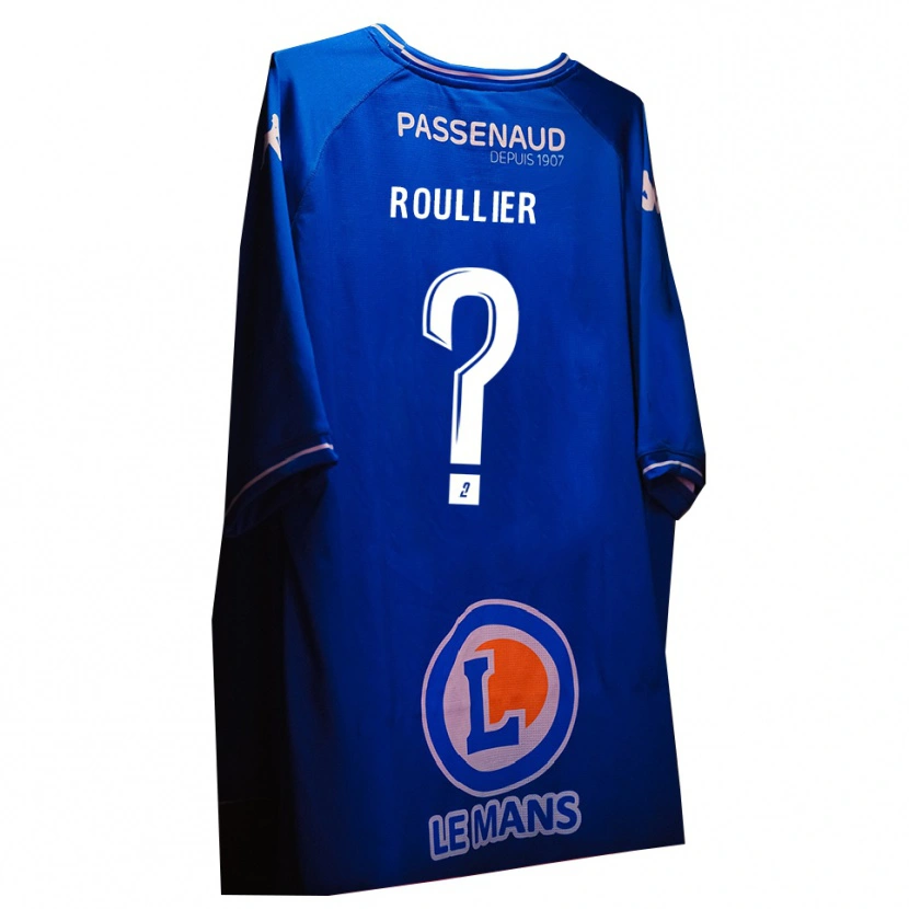 Danxen Kinderen Alec Roullier #0 Koninklijk Blauw Wit Keepersshirt 2025/26 T-Shirt België