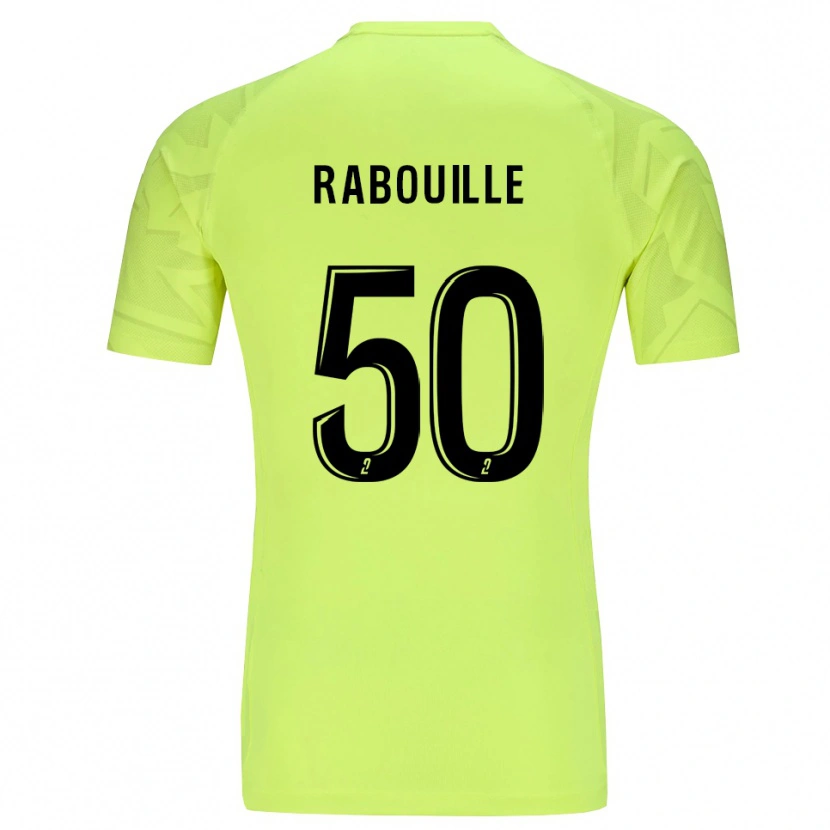 Danxen Kinderen Valentin Rabouille #50 Neon Groen Keepersshirt 2025/26 T-Shirt België
