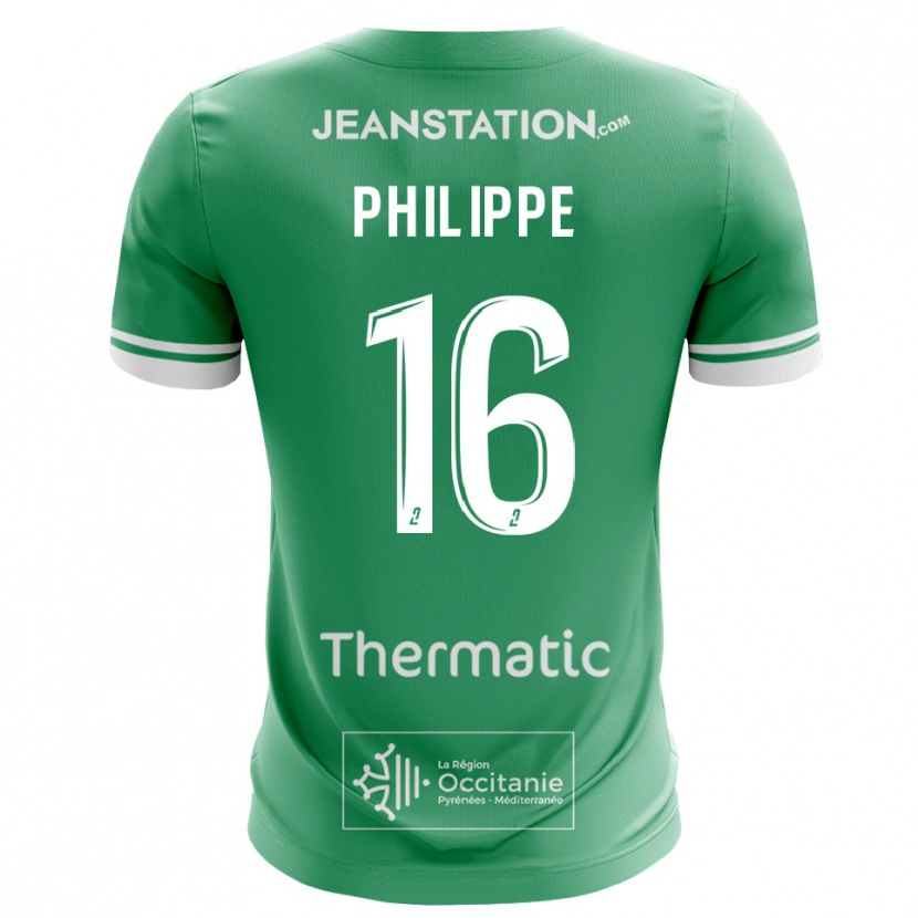 Danxen Kinderen Flavie Philippe #16 Groen Wit Keepersshirt 2025/26 T-Shirt België