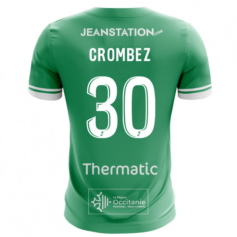Danxen Kinderen Enzo Crombez #30 Groen Wit Keepersshirt 2025/26 T-Shirt België