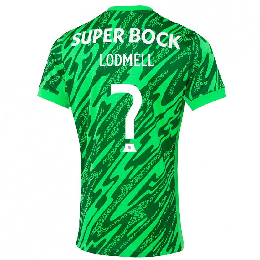Danxen Kinderen William Lodmell #0 Groen Wit Keepersshirt 2025/26 T-Shirt België