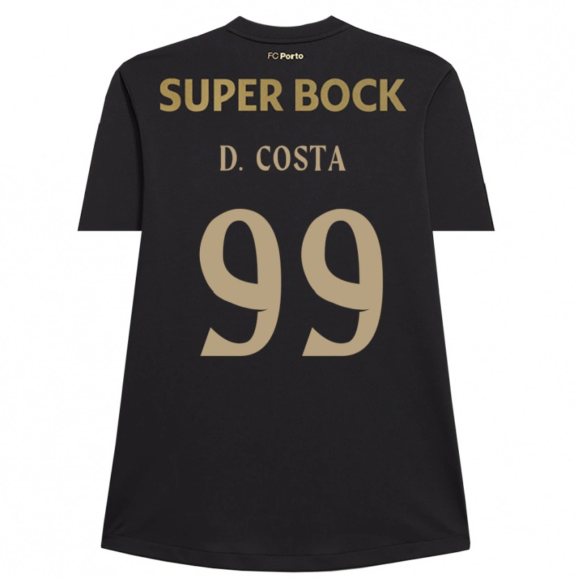 Danxen Kinderen Diogo Costa #99 Zwart Bruin Keepersshirt 2025/26 T-Shirt België