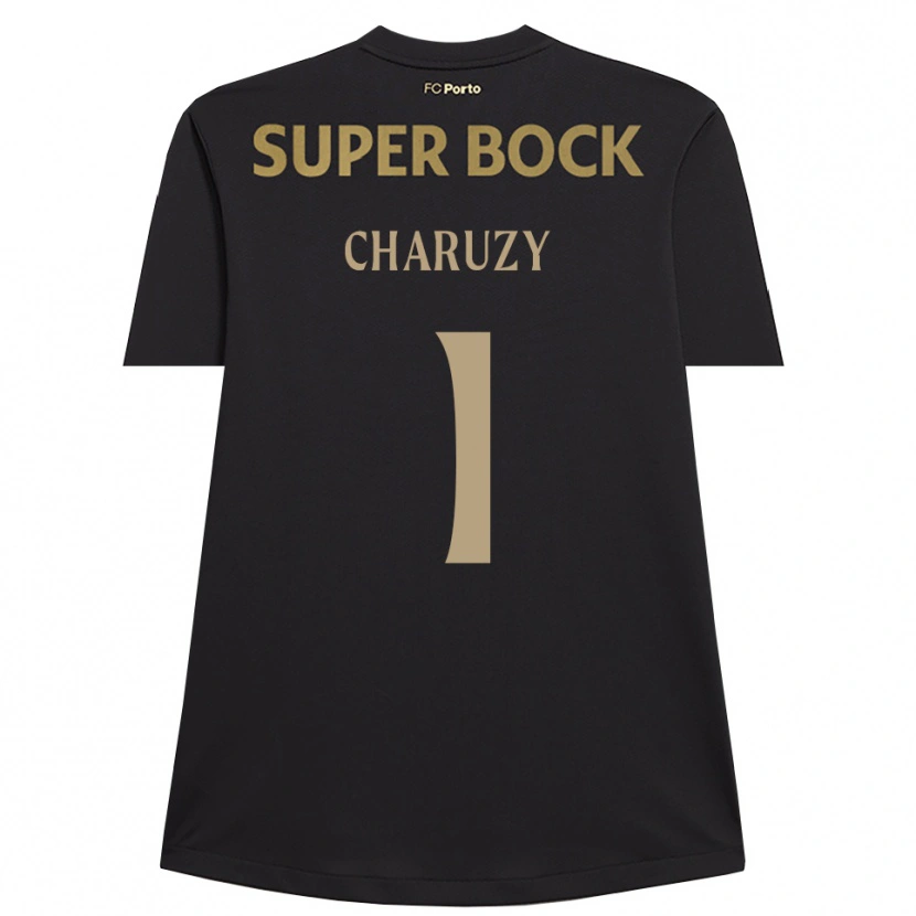 Danxen Kinderen Hubert Charuzy #1 Zwart Bruin Keepersshirt 2025/26 T-Shirt België