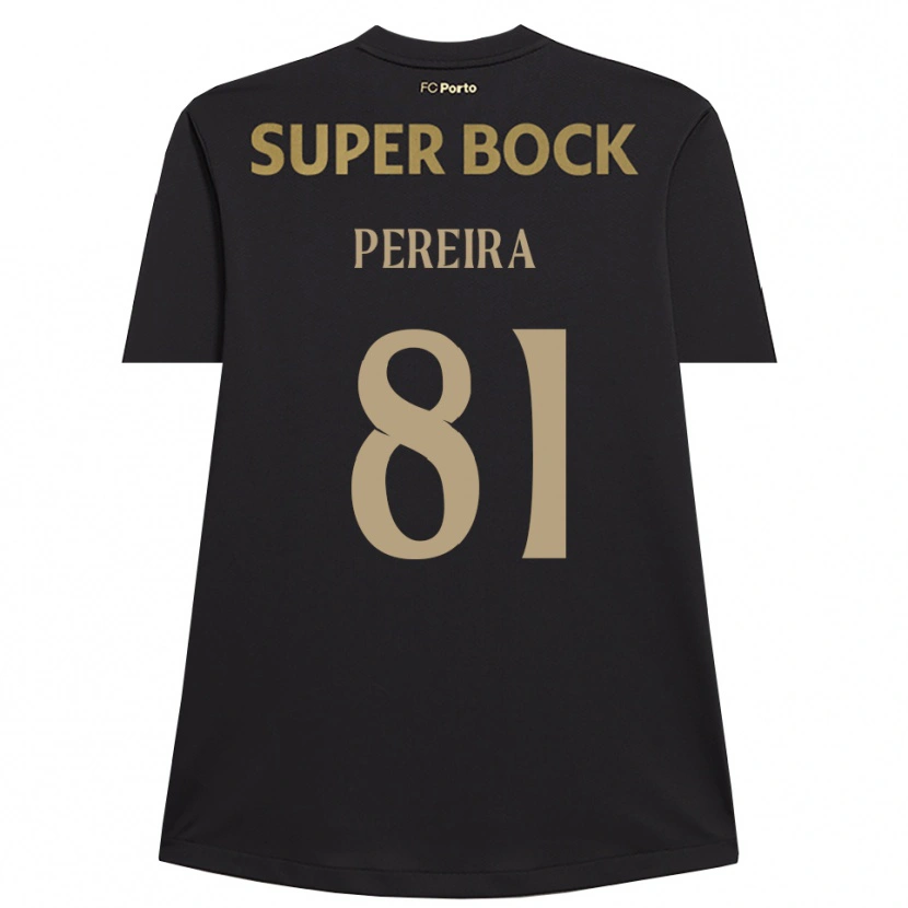 Danxen Kinderen Martim Pereira #81 Zwart Bruin Keepersshirt 2025/26 T-Shirt België