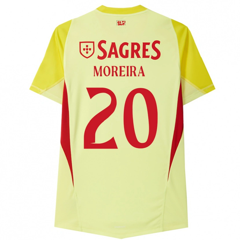 Danxen Kinderen André Moreira #20 Geel Rood Keepersshirt 2025/26 T-Shirt België