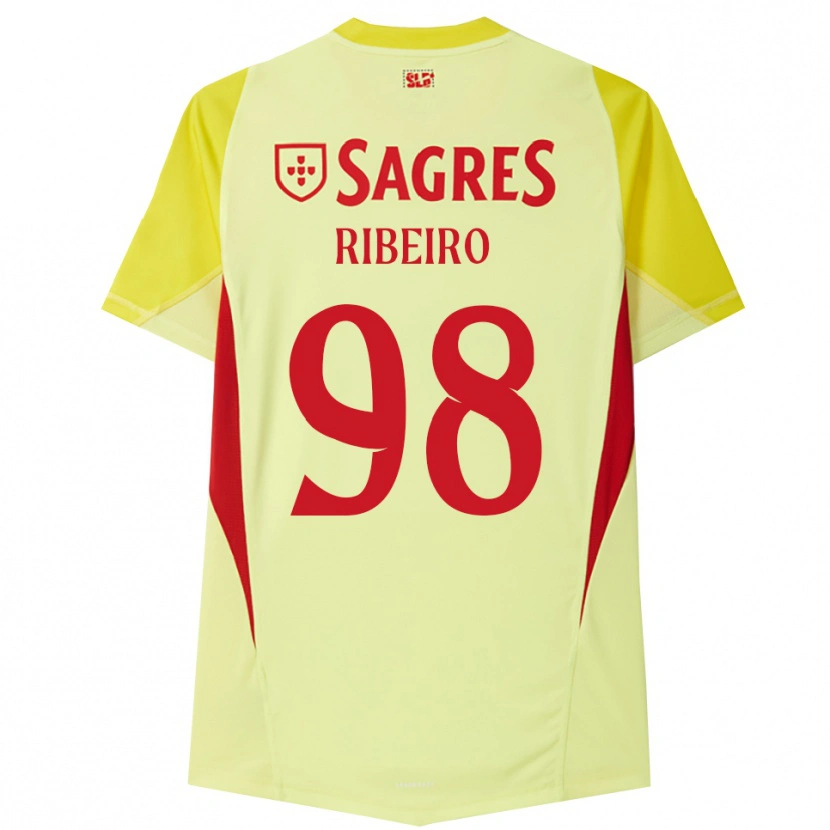 Danxen Kinderen Ricardo Ribeiro #98 Geel Rood Keepersshirt 2025/26 T-Shirt België