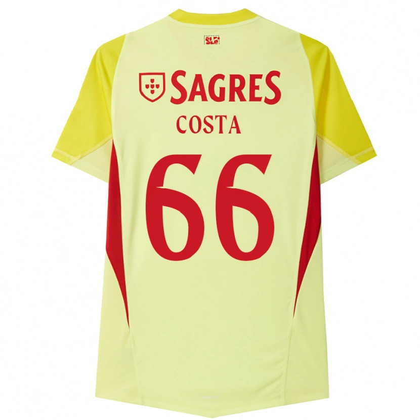 Danxen Kinderen Rute Costa #66 Geel Rood Keepersshirt 2025/26 T-Shirt België