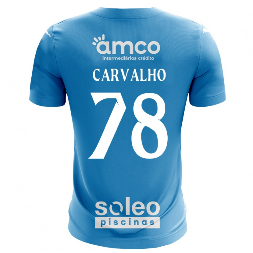 Danxen Kinderen João Carvalho #78 Blauw Wit Keepersshirt 2025/26 T-Shirt België