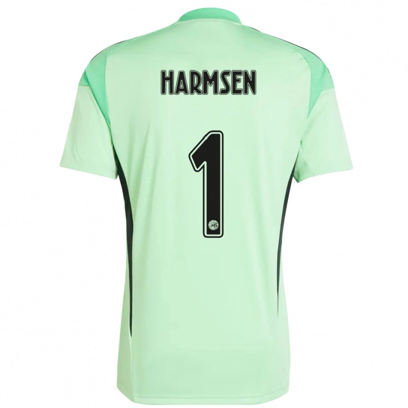 Danxen Kinderen Tymo Harmsen #1 Lichtgroen Zwart Keepersshirt 2025/26 T-Shirt België