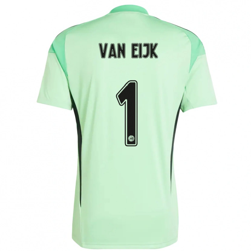 Danxen Kinderen Regina Van Eijk #1 Lichtgroen Zwart Keepersshirt 2025/26 T-Shirt België