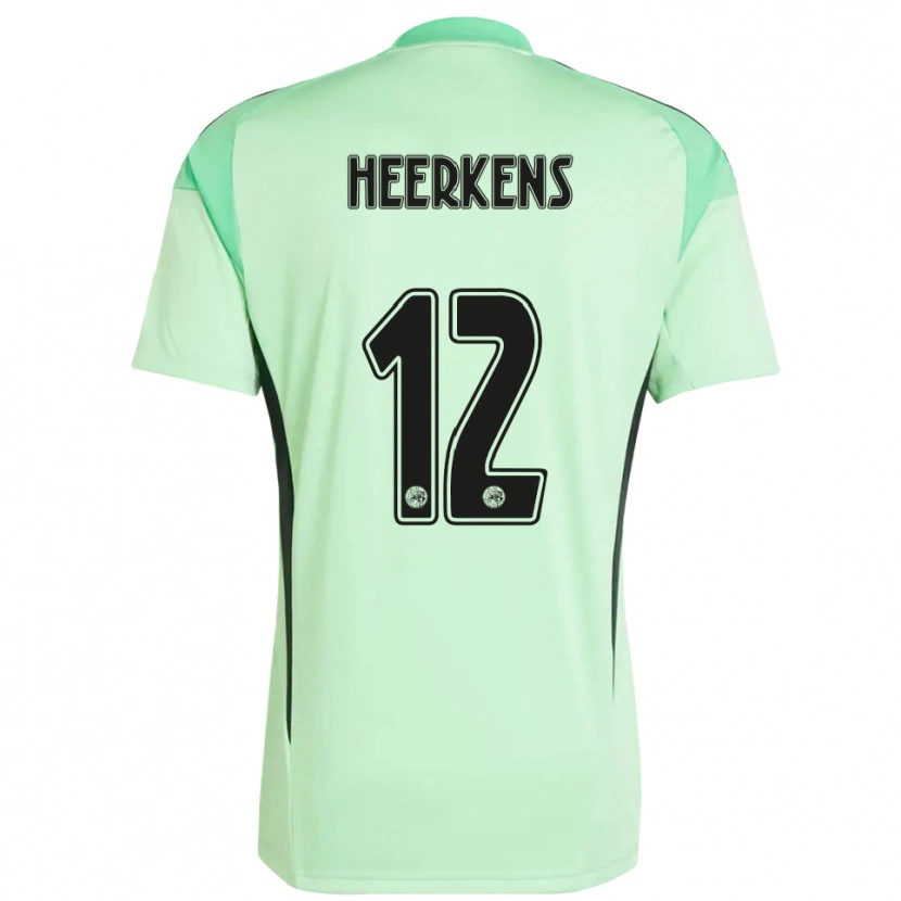 Danxen Kinderen Joeri Heerkens #12 Lichtgroen Zwart Keepersshirt 2025/26 T-Shirt België
