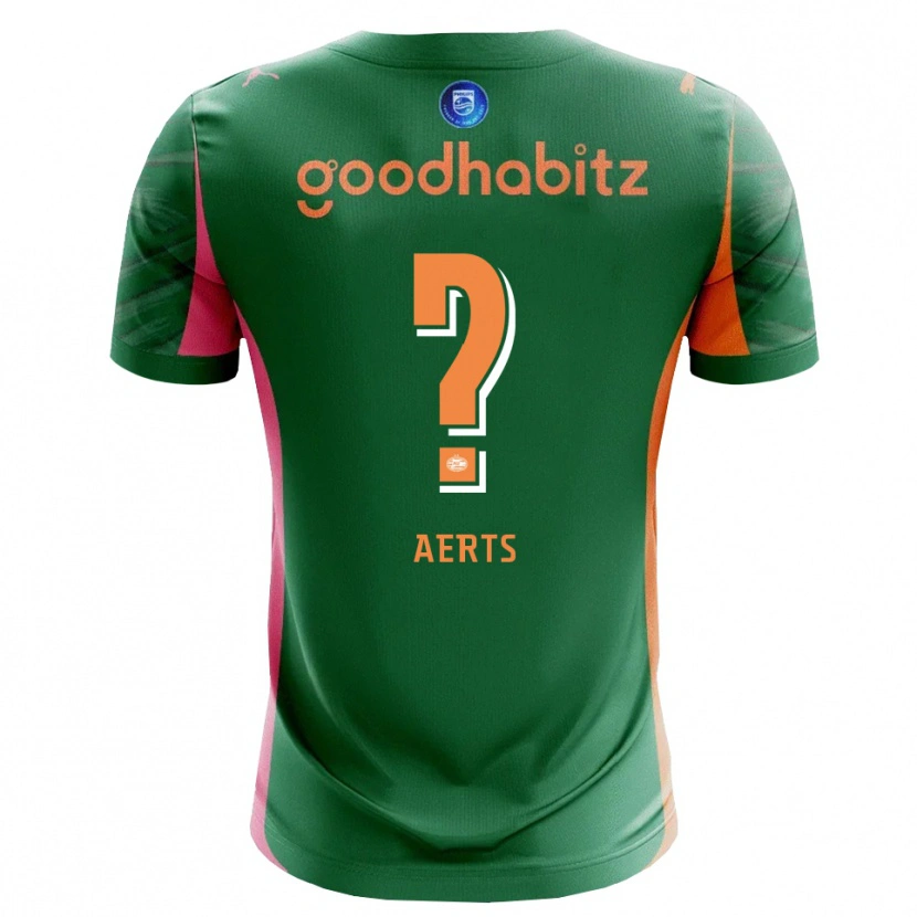 Danxen Kinderen Jim Aerts #0 Groen Oranje Keepersshirt 2025/26 T-Shirt België