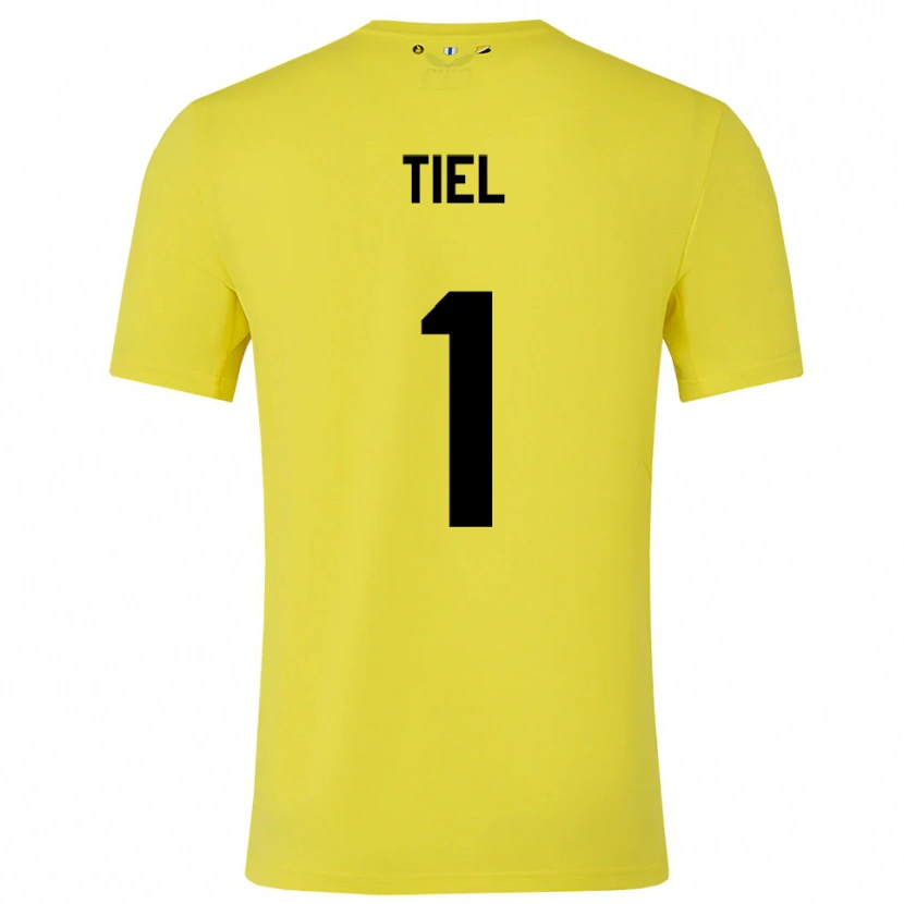Danxen Kinderen Mick Tiel #1 Geel Zwart Keepersshirt 2025/26 T-Shirt België