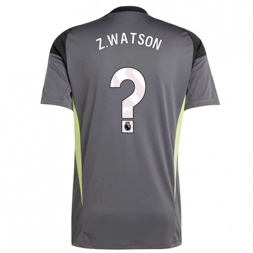 Danxen Kinderen Zac Watson #0 Donkergrijs Wit Keepersshirt 2025/26 T-Shirt België
