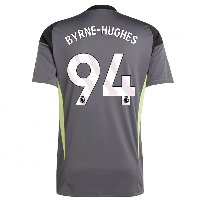 Danxen Kinderen Cameron Byrne-Hughes #94 Donkergrijs Wit Keepersshirt 2025/26 T-Shirt België